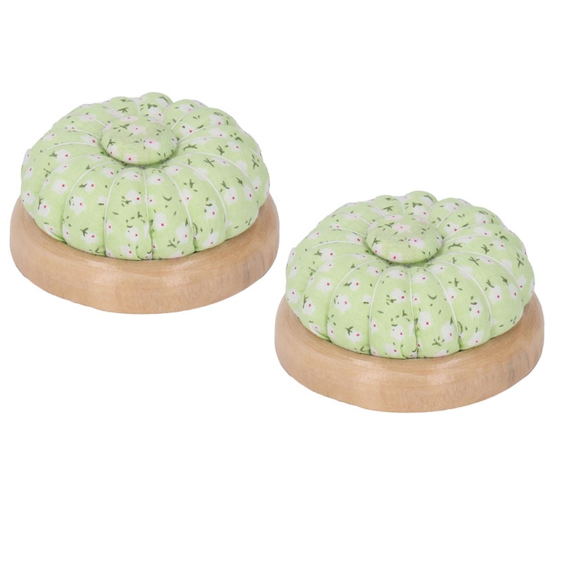 2PCS Sewing Pin Holder Magnetic Button Pumpkin Shape Sewing Needles