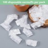 100 Pieces Disposable Earmuffs,Waterproof Earmuffs,Disposable Clear Ear Protectors,Protective Waterproof Ear