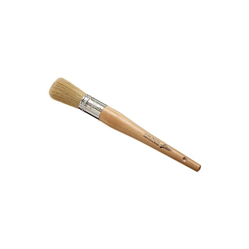 Ateco Pastry Brush Baking Supply, 1 1/16" - Round, Brown
