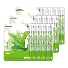 formulaLycocell Ricocell Nature Recovery Green Tea Mask Pack 23g 30 sheets / 리코셀 네이처 리커버리 녹차 마스크팩 23g 30매
