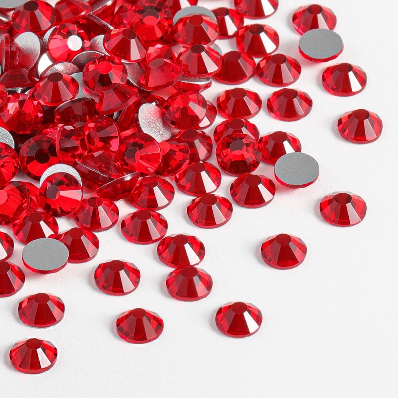 Beadsland 1440 Pieces Flat Back Rhinestones, Nail Crystals Rhinestones for
