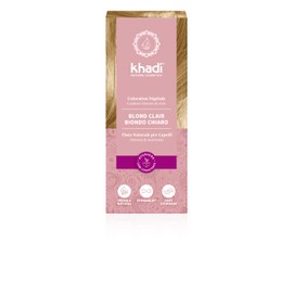 khadi Light Blonde Plant Hair Colour, Hair Colour for Light & Radiant Blonde, Natural Hair Colour, 100% Vegetable, Natural & Vegan, Natural Cosmetics, 100 g