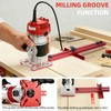 4 in 1 Router Milling Groove Bracket,Cabinet Hardware Jig and