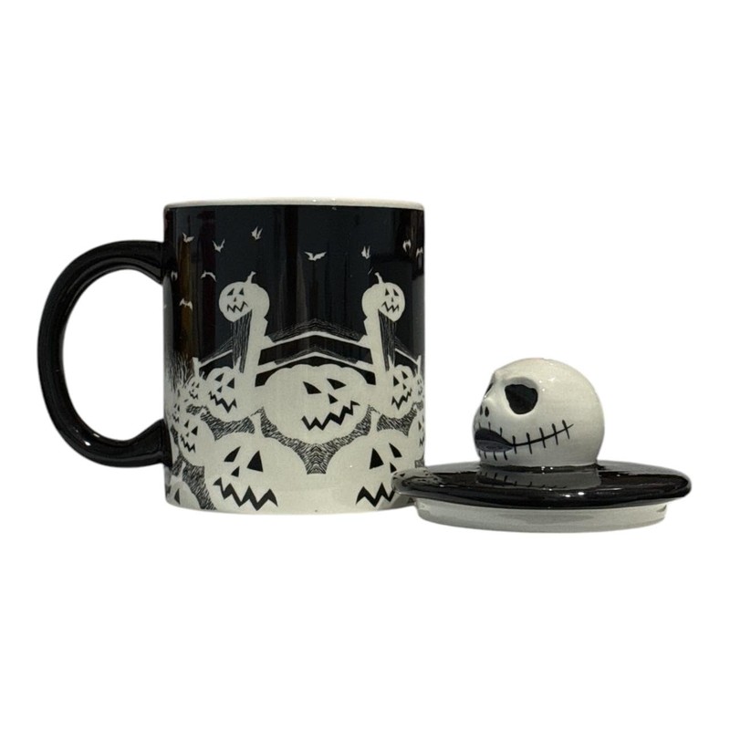 Taza Jack Nightmare Before Christmas 532 ml con tapa esculpida