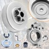 Mtanlo 3/8" Clutch Drum Sprocket Oil Pump Worm Gear Kit