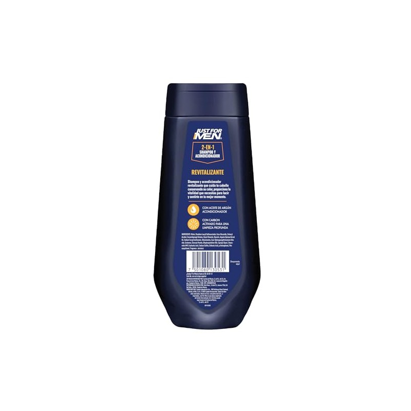 Just For Men Shampoo y Acondicionador 2 en 1 Revitalizante