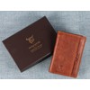 Protective Men's/Women's Unisex Leather Wallet Purse in Vintage Brown Wallet