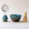 Traditional Matcha Tea Ceremony Set with Ceramic Bowl, Bamboo Whisk,