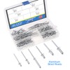 Glarks Heavy Duty Riveter Set, 210Pcs Aluminum Blind Rivets Assortment