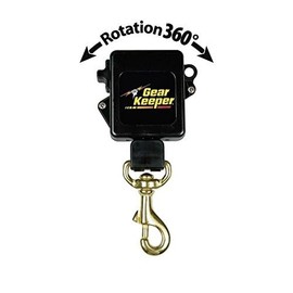 Gear Keeper Security Model Key Retractor - Rotating Clamp-on Belt Clip RT3-5818 Keychain Accessories/Safety Lanyard - ID Holder - Security/Correctional Officer- Made in The USA