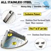 Upgraded Stainless Steel Jar Opener for Seniors, Under Cabinet Jar