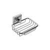 Croydex Flexi-Fix Chester Soap Basket, Zinc Alloy, Silver, 54 x