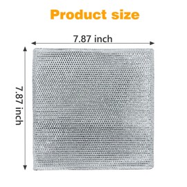 GEREARC 20 Pcs Wire Dishwashing Rag, Multipurpose Non Scratch Wire Dishcloth, Metal Cleaning Cloth for Wet and Dry, Reusable Steel Mesh Cloth for Cookware, Sinks, Stove Tops, Dishes