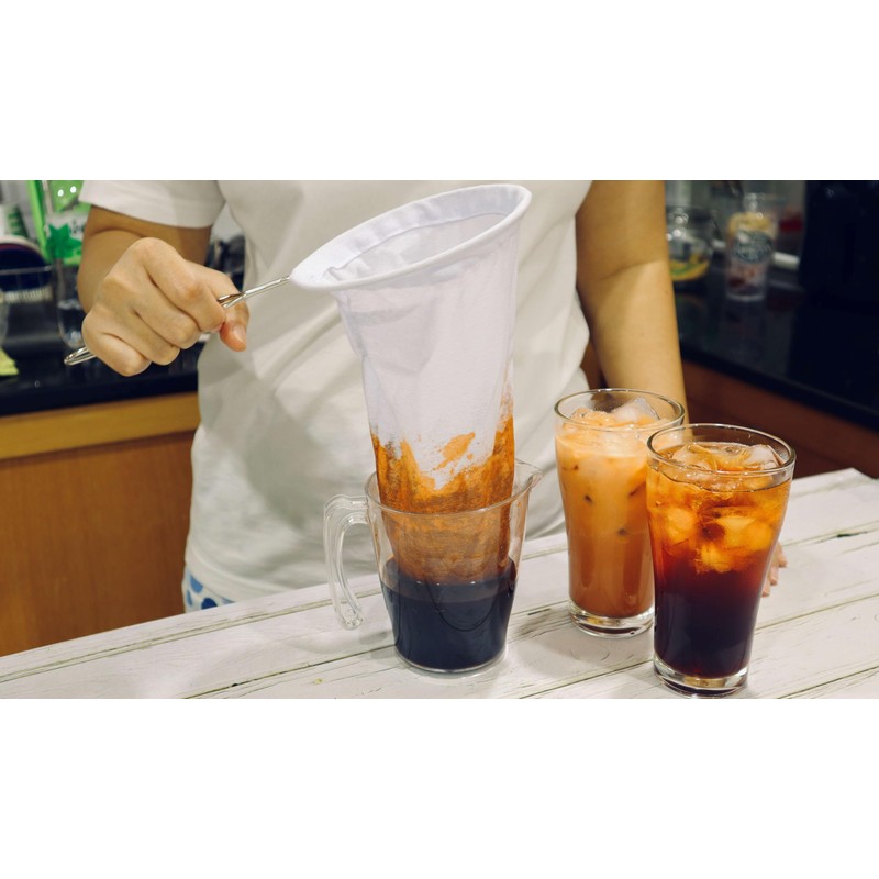 The Thika Thai Tea Filter (Large 5.3 Inc.) Reusable coffee/Tea