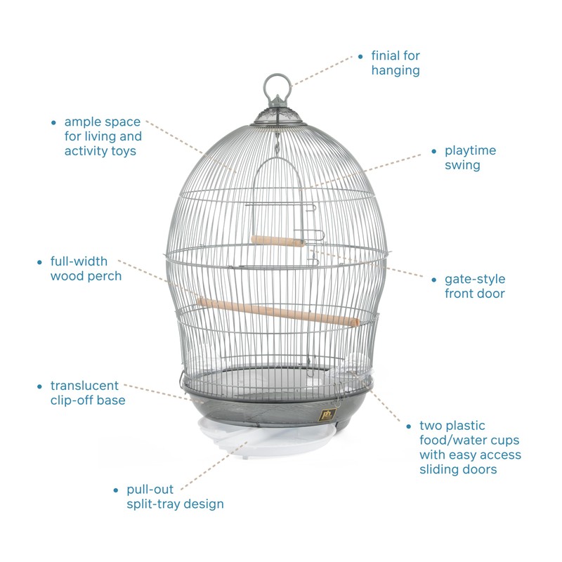 Prevue Pet Products Sonata Bird Home Round Metal Birdcage