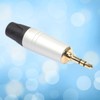 CIYODO 5pcs Gold Plated Soldering Audio Connector for Headphones and
