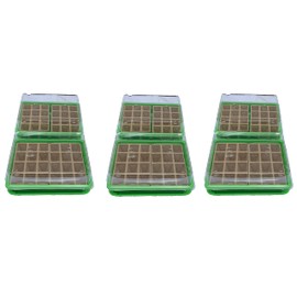 KH Starter Set with Biodegradable Cellulose Propagation Pots, Approx. 27 x 19 x 11 cm, Indoor Mini Greenhouse Propagator for Balcony, Patio, Windowsill (S26) (6)