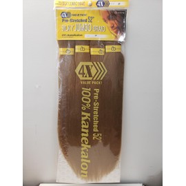 Afro Beauty Collection 4X Pre-Stretched 52" Silky Jumbo Braid (4 BUNDLES/PACK) (27)