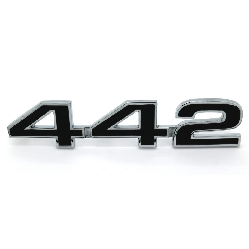 BBRP NEW 1968 "442" Rear Trunk Deck Lid Emblem Badge