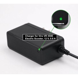 FY0181200800 OEM 12V .8A Charger For Viro VR550E Electric Scooter Lead-Acid Battery Exact Fit