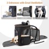 Lekereise Large Cat Backpack Carrier Expandable Pet Carrier Backpack for