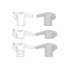 Burda Easy Sewing Pattern Women's Sweater in Various Lengths Sizes