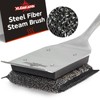 XUDAKAIXIN Grill Brush Bristle Free,Unique Steel Fibers Pad [Safe &