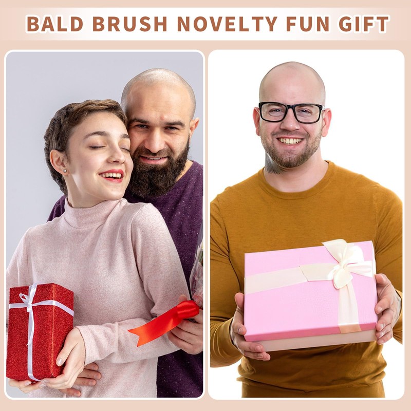 JULEASEL 2PCS Bald Mans Comb, Funniest Gag Gifts for Hair