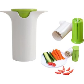Multifunctional Hand-Operated Vegetable and Fruit Slicer, Cucumber Cutter, Strawberry Slicer, Carrot Cutter, Grape Slicer for Kitchen Use