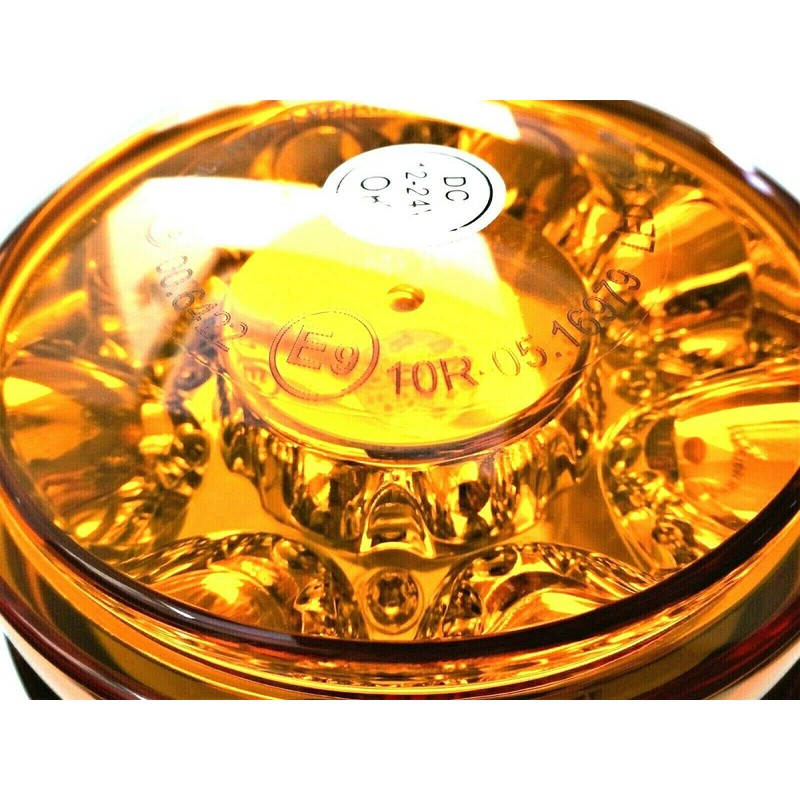 MelTruck LED Warning Light with 4 Flash Patterns 12 V