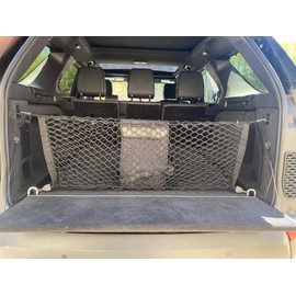 Envelope Style Automotive Elastic Trunk Mesh Cargo Net - Accessories for Land Rover Discovery 2017-2023 - Premium Trunk Organizers and Storage - Luggage Nets for SUV - Best Car Organizer