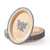 30PCS Oval Paper Plates, 10.55" x 8" Everyday Disposable Plates,