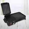Nutrichef 2-in-1 Panini Press Grill & Griddle | Nonstick Coating,