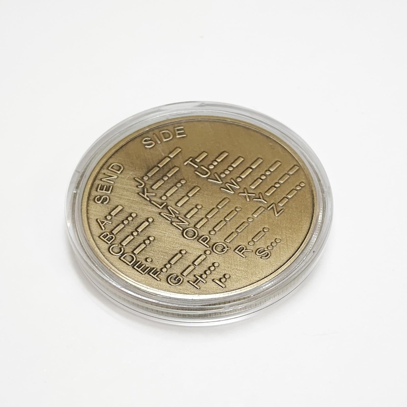 Putikeeg Morse Code Commemorative Coin - Unique Collector's Coin with
