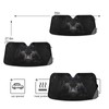 Qilmy Cool Panther Car Windshield Sunshade Automotive Sun Visor Protector