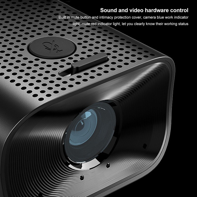 3 in 1 Webcam USB Camera Speaker Microphone Combo 1080P