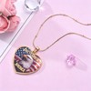 Melix Home America 250 Merchandise American Eagle Flag Necklace Patriotic
