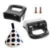 HSUYUN 2 Piece Pot Handle Set, Short Pot Side Handle