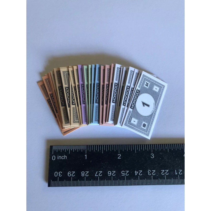 Mini Monopoly Money Crafts Scrapbooking Ephemera