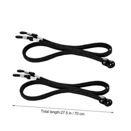 Operitacx 6-Piece Glasses Strap, Adjustable Lens Holder, Lanyard, Non-Slip and Stylish for Sunglasses, Sports Glasses for Cycling, Skiing