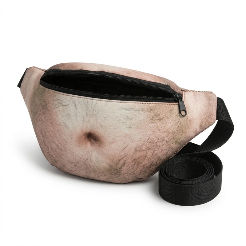 Funny Dad Bod Fanny Pack for Men & Women –
