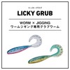 DAIWA Shad Tail Worm Ricky Grab 3.5 Clear