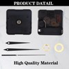 30Sets Quartz Clock Movement Silent Quartz Clock Mechanism Kit Hands