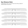 5pcs Ophthalmic PD Ruler Clear Data Marking Smoothing Edges Pupillary