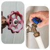 PATIKIL Outside Faucet Handle Square Stem Hole 6x6mm, Cast Iron