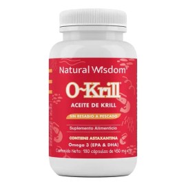 Aceite de Krill Premium  180 caps  Apoyo al Bienestar Cardiovascular  Omega 3 EPA y DHA                                                               