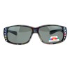 Womens Polarized Fit Over Glasses Sunglasses Rhinestones Butterfly Prints