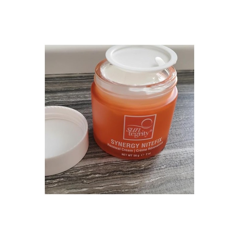 Suntegrity Synergy Nitefix - Crema Renovadora, 2 Oz - Úsala