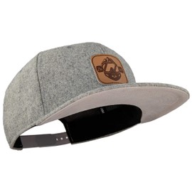 Jumping Bird unisex baseball cap, outdoor snapback cap, snowboard, individually adjustable and easy to wash, felt cap, designed in Germany - lightgrey