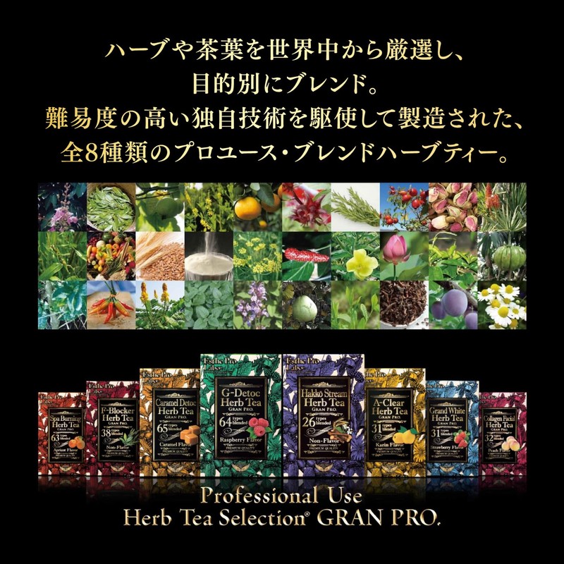 Esthe Pro Labo F-Blocker Herbal Tea Granpro 10 Packs, Natural